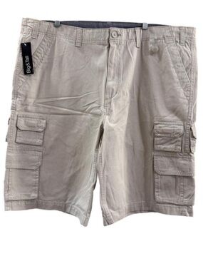 jf j.ferrar Beige Cargo Shorts - Multiple Pockets